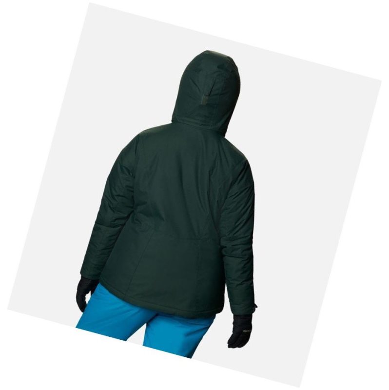 Columbia Last Tracks Insulated Plus Size Mont Kadın Yeşil | 42693-KDPS