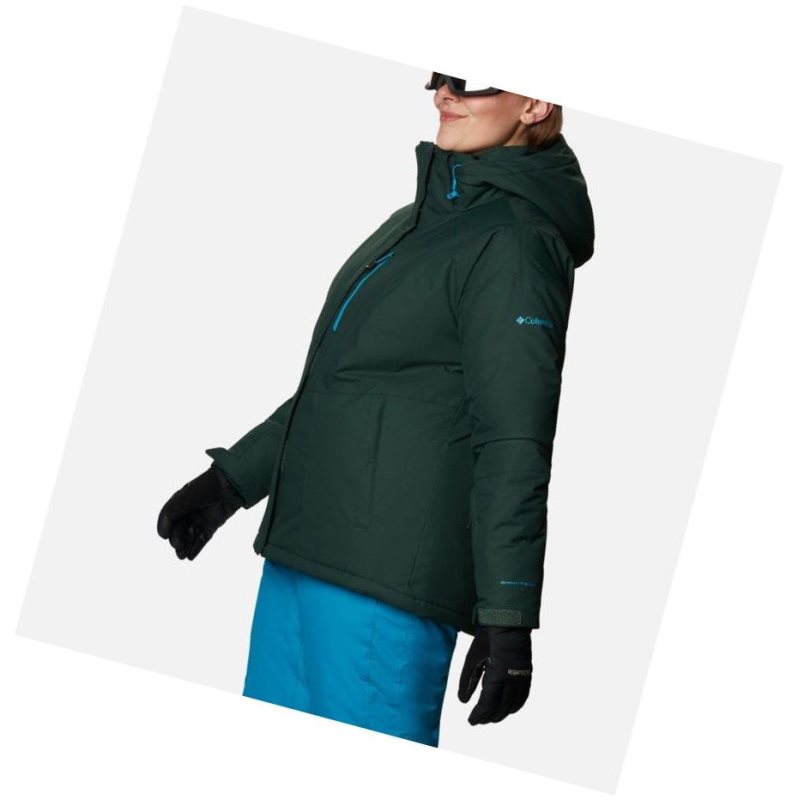 Columbia Last Tracks Insulated Plus Size Mont Kadın Yeşil | 42693-KDPS