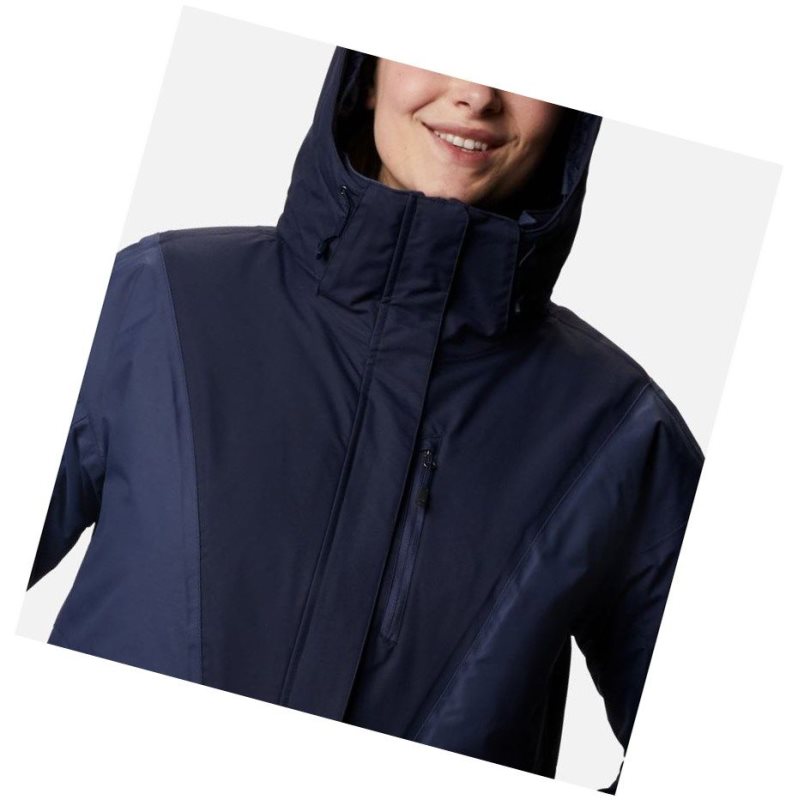 Columbia Last Tracks Insulated Plus Size Mont Kadın Lacivert | 21098-WLNT