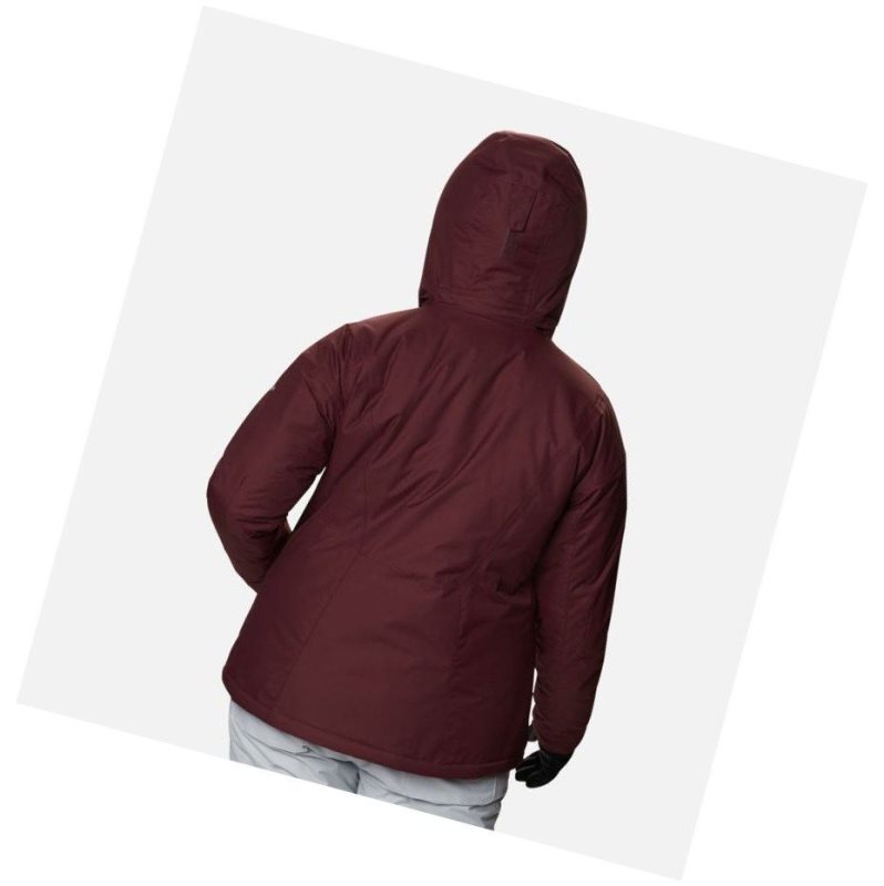 Columbia Last Tracks Insulated Plus Size Mont Kadın Bordo | 87016-GYCH