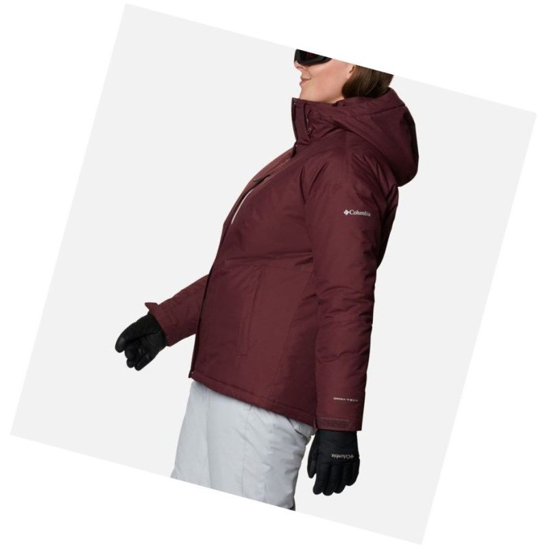 Columbia Last Tracks Insulated Plus Size Mont Kadın Bordo | 87016-GYCH