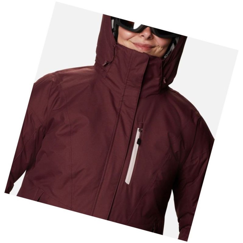 Columbia Last Tracks Insulated Plus Size Mont Kadın Bordo | 87016-GYCH