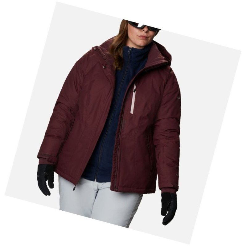 Columbia Last Tracks Insulated Plus Size Mont Kadın Bordo | 87016-GYCH