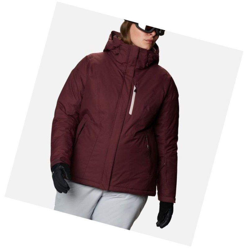 Columbia Last Tracks Insulated Plus Size Mont Kadın Bordo | 87016-GYCH