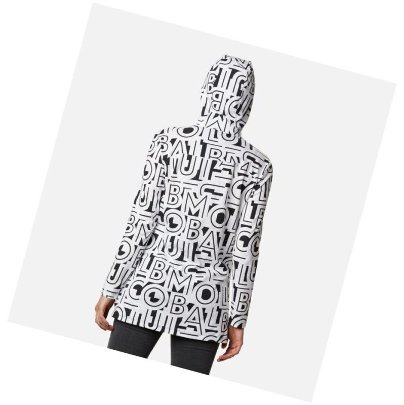 Columbia Lodge Hooded Tunic Sweatshirt Kadın Beyaz | 78296-ADME