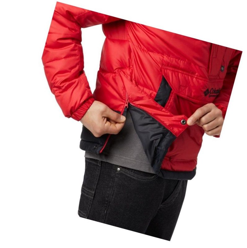 Columbia Lodge Insulated Mont Erkek Mavi Kırmızı Siyah | 57124-XPFH