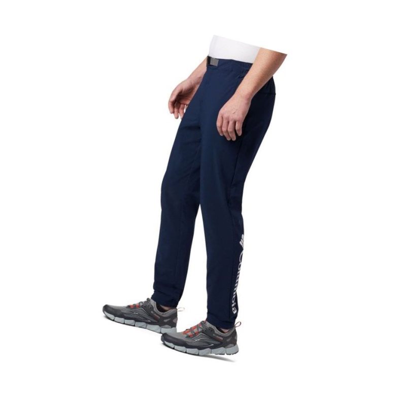 Columbia Lodge Woven Jogger Pantolon Erkek Lacivert | 75164-PFCR