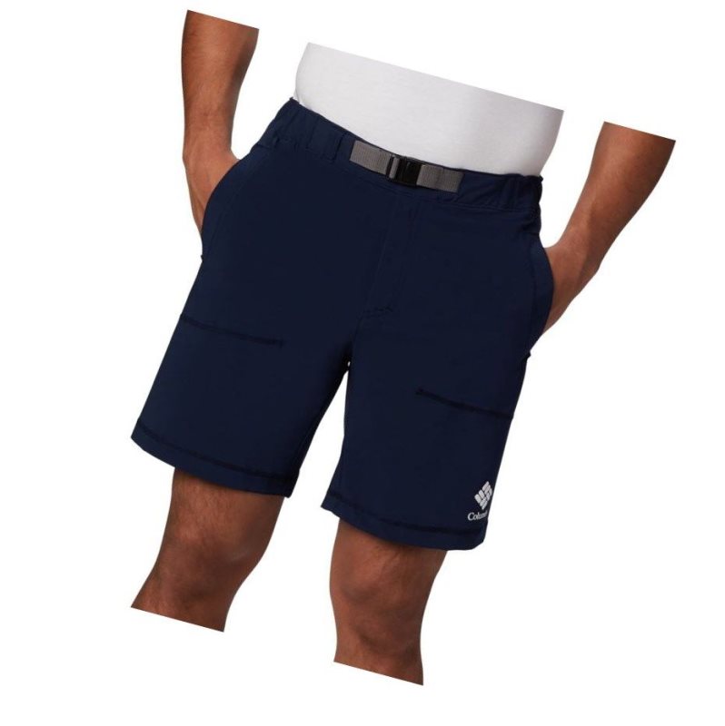 Columbia Lodge Woven Şort Erkek Lacivert | 50321-TXBR