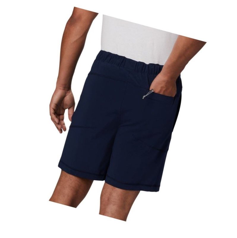 Columbia Lodge Woven Şort Erkek Lacivert | 50321-TXBR