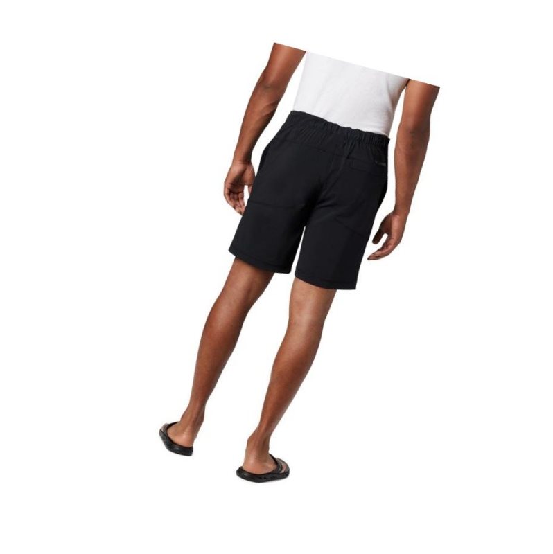 Columbia Lodge Woven Şort Erkek Siyah | 38207-GVEH