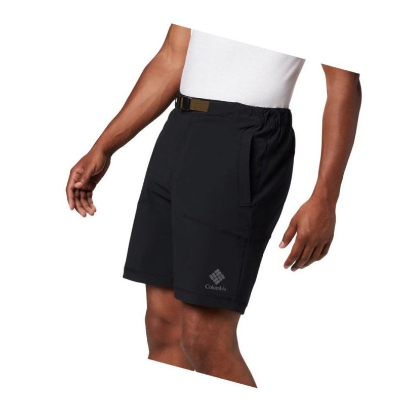 Columbia Lodge Woven Şort Erkek Siyah | 38207-GVEH