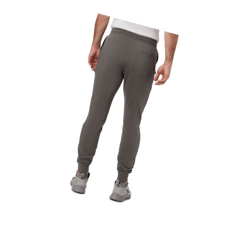 Columbia Logo Fleece Jogger Pantolon Erkek Koyu Gri | 91863-DWTM