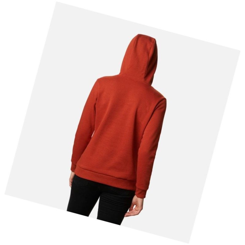 Columbia Logo Kapşonlu Kadın Bordo | 45231-VFSM