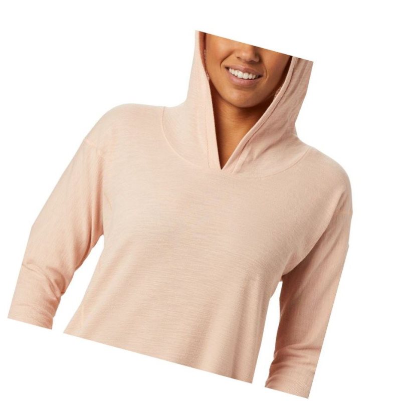 Columbia Longer Days Kapşonlu Kadın Pembe | 68543-OZYS