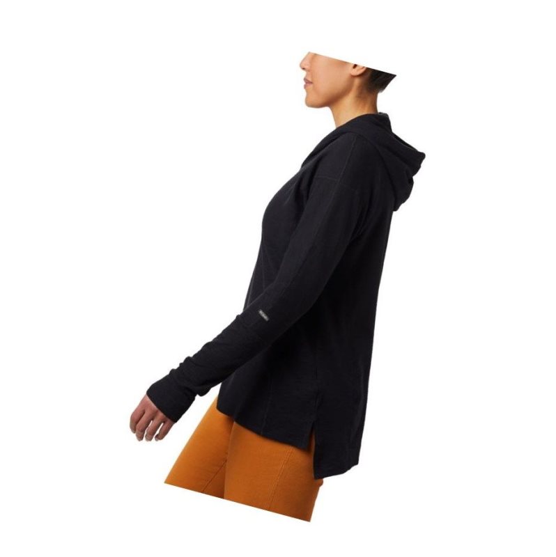 Columbia Longer Days Kapşonlu Kadın Siyah | 63874-NXAV