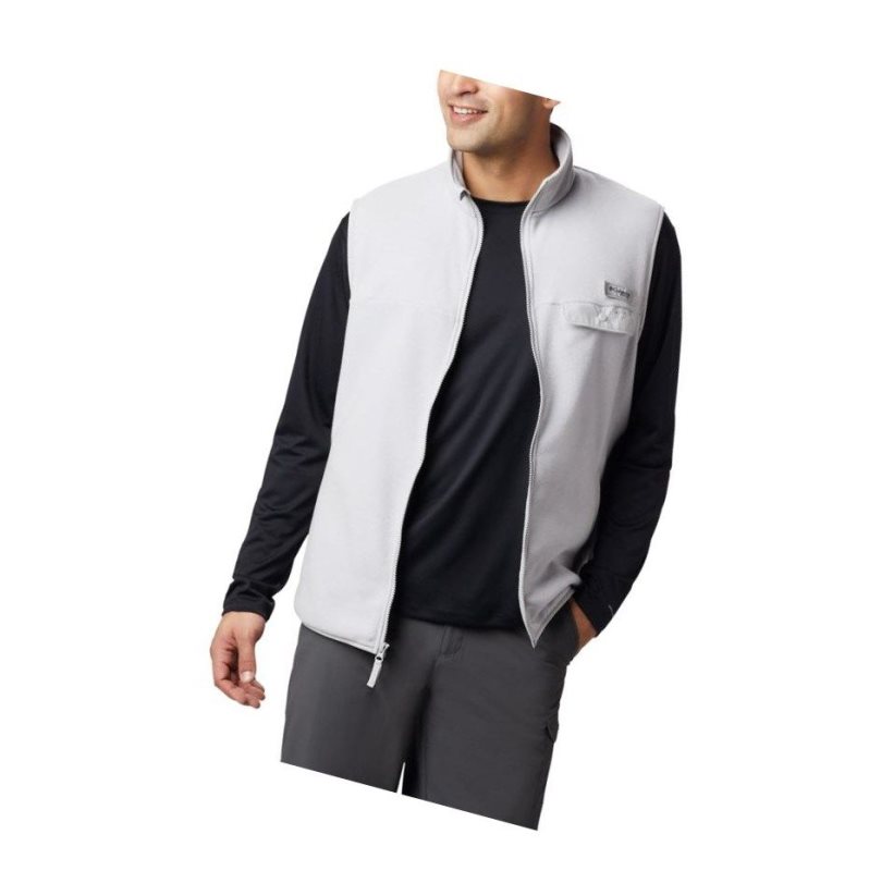 Columbia M Harborside II Fleece Yelek Erkek Gri | 54193-LMUW
