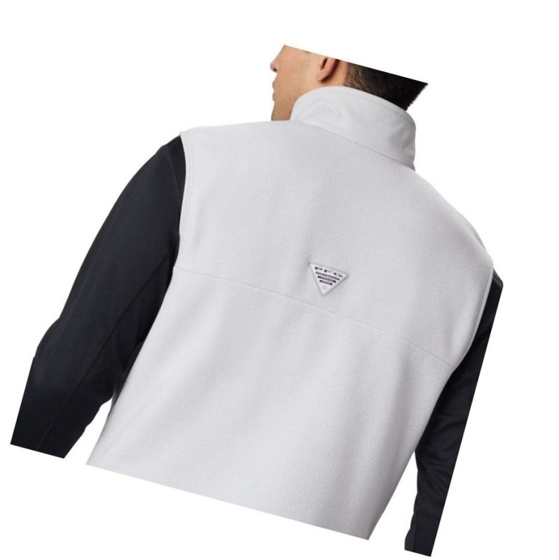 Columbia M Harborside II Fleece Yelek Erkek Gri | 54193-LMUW