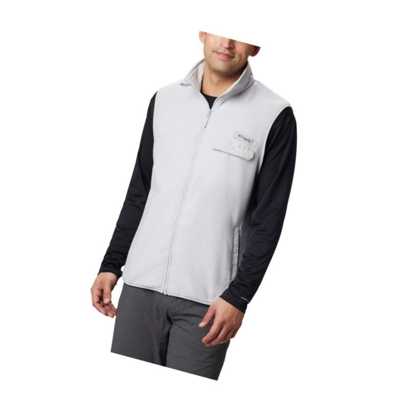 Columbia M Harborside II Fleece Yelek Erkek Gri | 54193-LMUW