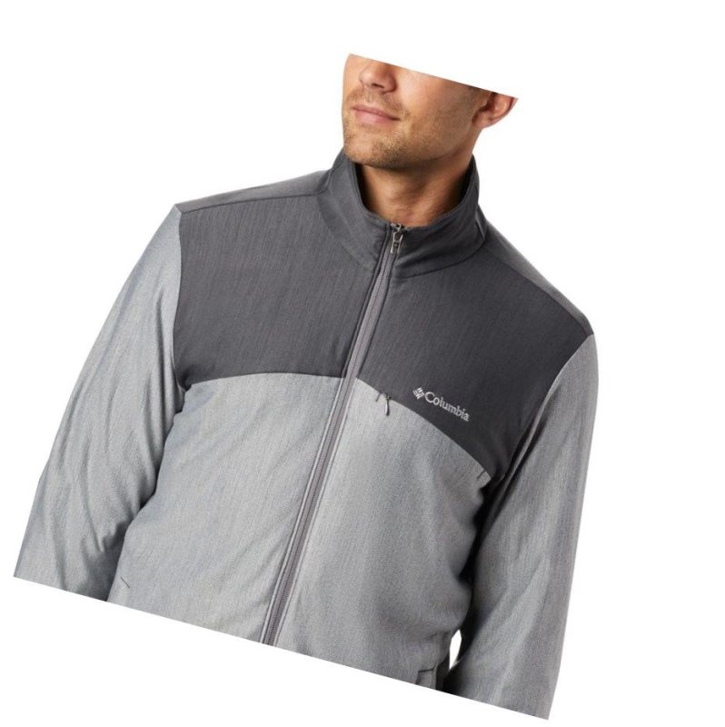 Columbia Maxtrail Midlayer Fleece Mont Erkek Gri | 78430-LXUK