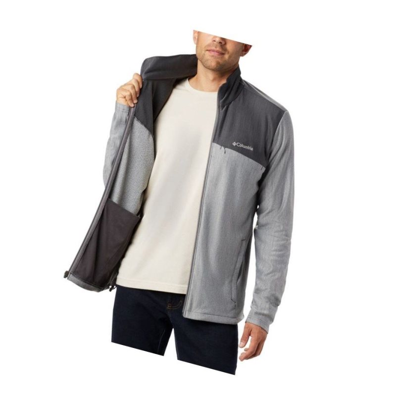 Columbia Maxtrail Midlayer Fleece Mont Erkek Gri | 78430-LXUK