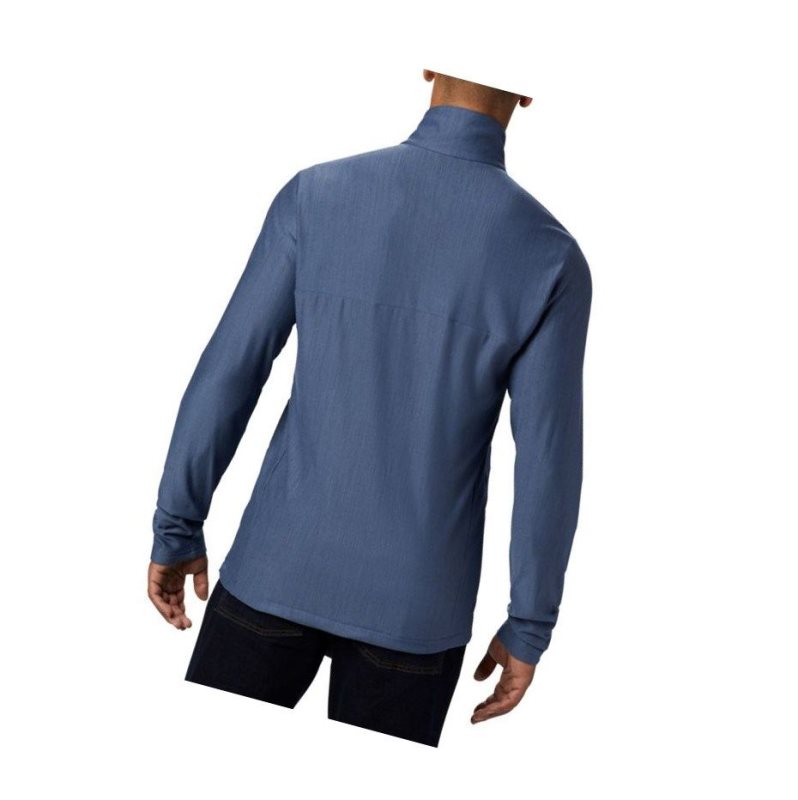 Columbia Maxtrail Midlayer Fleece Mont Erkek Mavi | 52180-HQKB