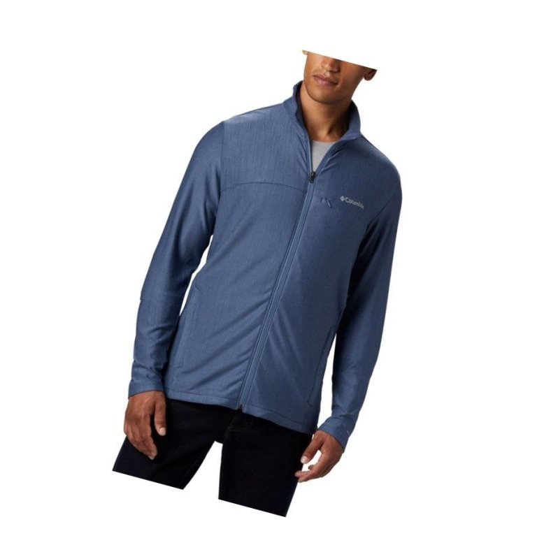 Columbia Maxtrail Midlayer Fleece Mont Erkek Mavi | 52180-HQKB