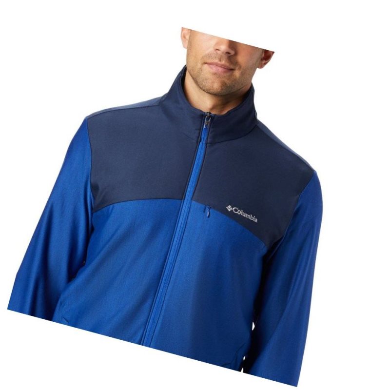 Columbia Maxtrail Midlayer Fleece Mont Erkek Lacivert | 90827-YMUJ