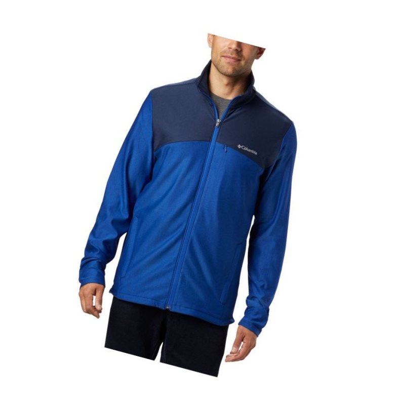 Columbia Maxtrail Midlayer Fleece Mont Erkek Lacivert | 90827-YMUJ