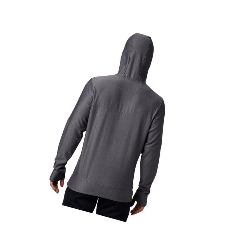 Columbia Maxtrail Midlayer Kapşonlu Erkek Gri | 95740-WPZV
