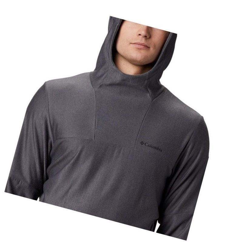 Columbia Maxtrail Midlayer Kapşonlu Erkek Gri | 95740-WPZV