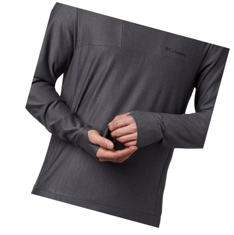 Columbia Maxtrail Midlayer Kapşonlu Erkek Gri | 95740-WPZV