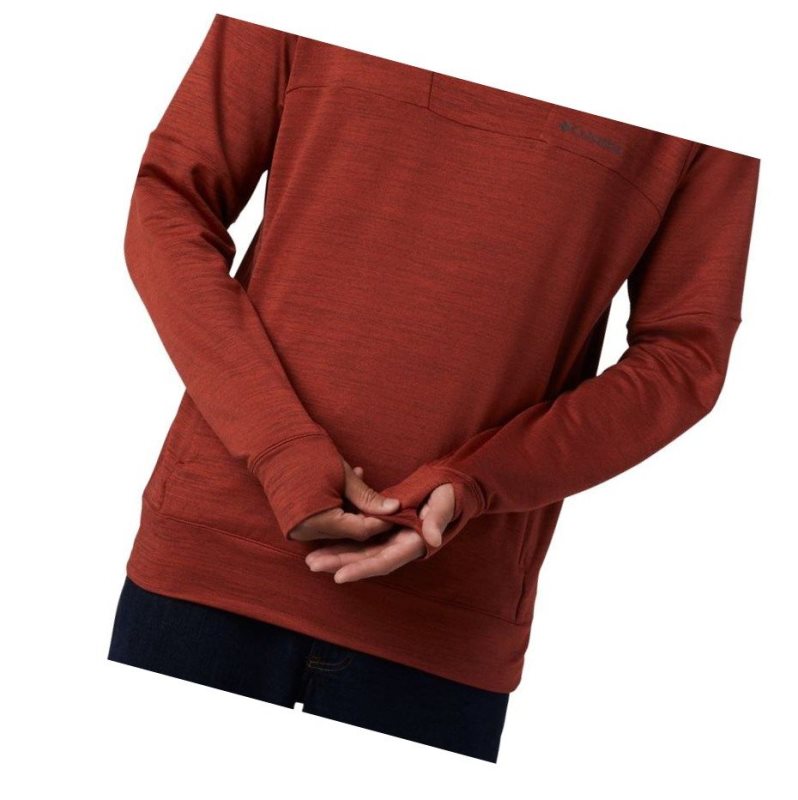 Columbia Maxtrail Midlayer Kapşonlu Erkek Kırmızı | 07913-RYWO