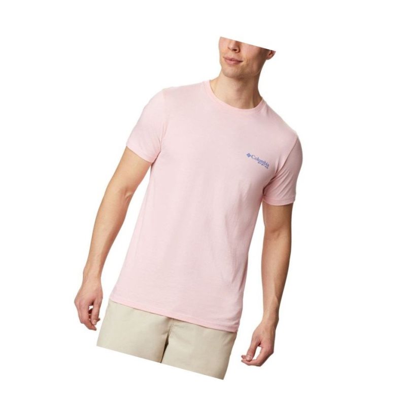 Columbia Merchant Tişört Erkek Pembe | 01256-ATWB