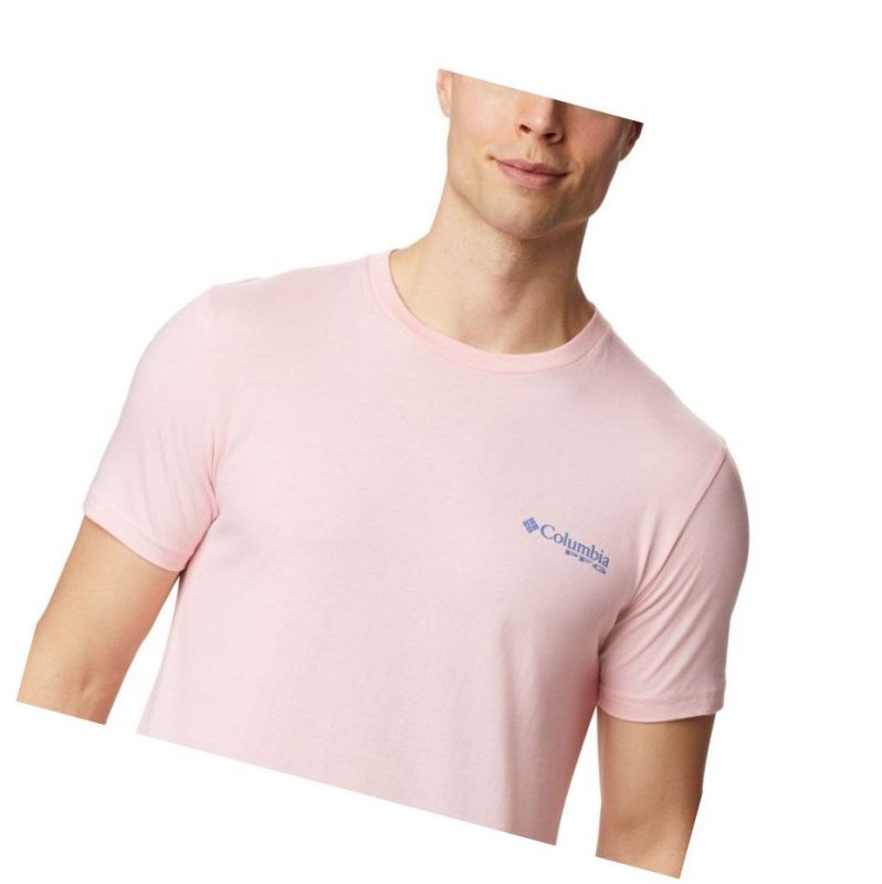 Columbia Merchant Tişört Erkek Pembe | 01256-ATWB
