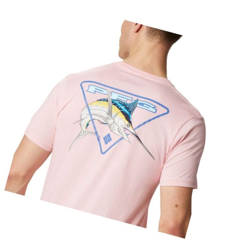 Columbia Merchant Tişört Erkek Pembe | 01256-ATWB