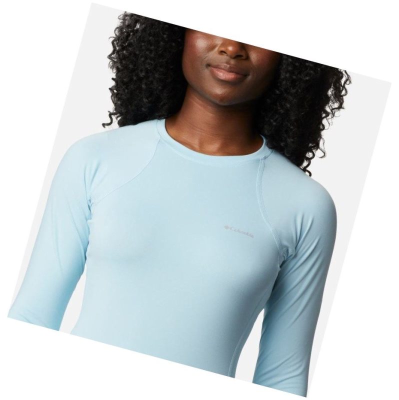 Columbia Midweight Stretch Baselayer Long Sleeve Sweatshirt Kadın Mavi | 68213-NFLK