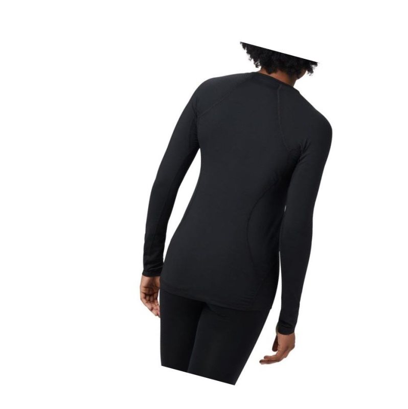 Columbia Midweight Stretch Baselayer Long Sleeve Sweatshirt Kadın Siyah | 25309-GRWE
