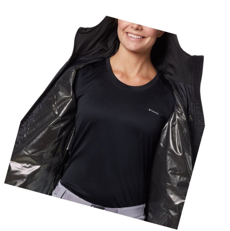 Columbia Mighty Lite Hooded Mont Kadın Siyah | 17069-HXDC