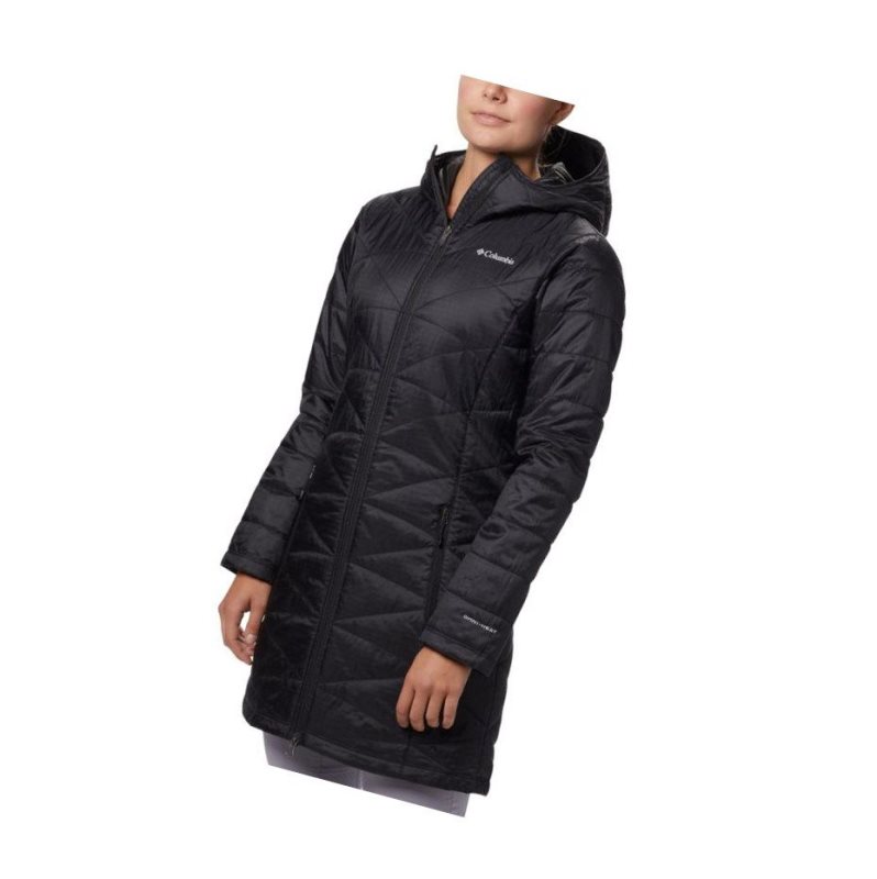 Columbia Mighty Lite Hooded Mont Kadın Siyah | 17069-HXDC