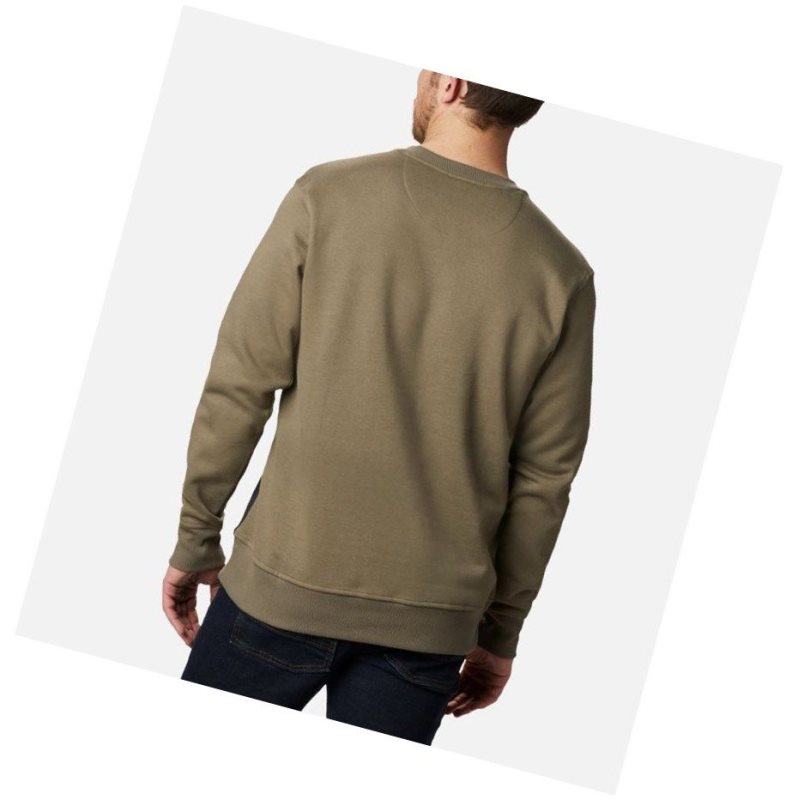 Columbia Minam River Crew Sweatshirt Erkek Gri Yeşil Siyah | 67910-MLKP
