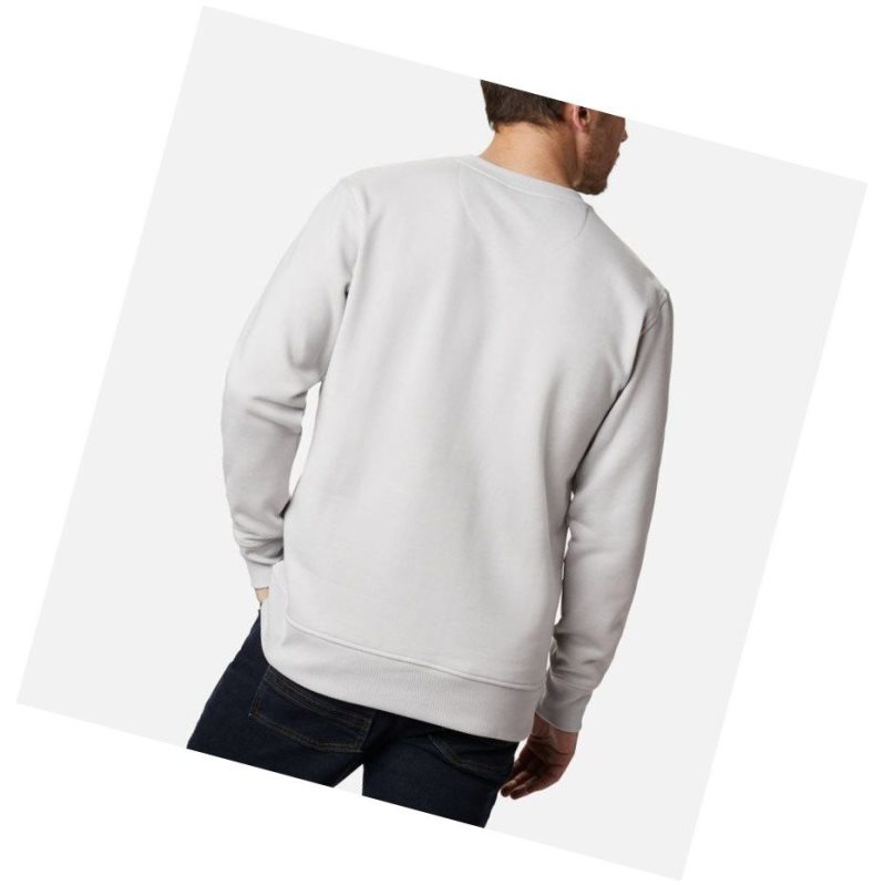 Columbia Minam River Crew Sweatshirt Erkek Gri | 01895-ACRK
