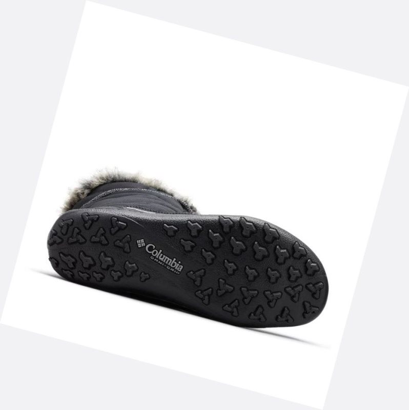 Columbia Minx Mid III Kışlık Bot Kadın Siyah Gri | 10523-UMGK