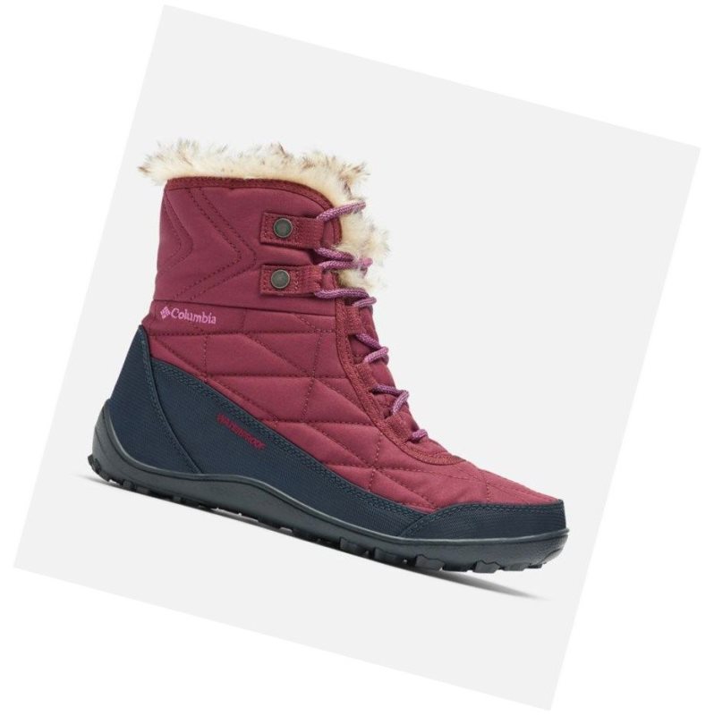 Columbia Minx Shorty III Bot Kadın Bordo | 63281-TSUI