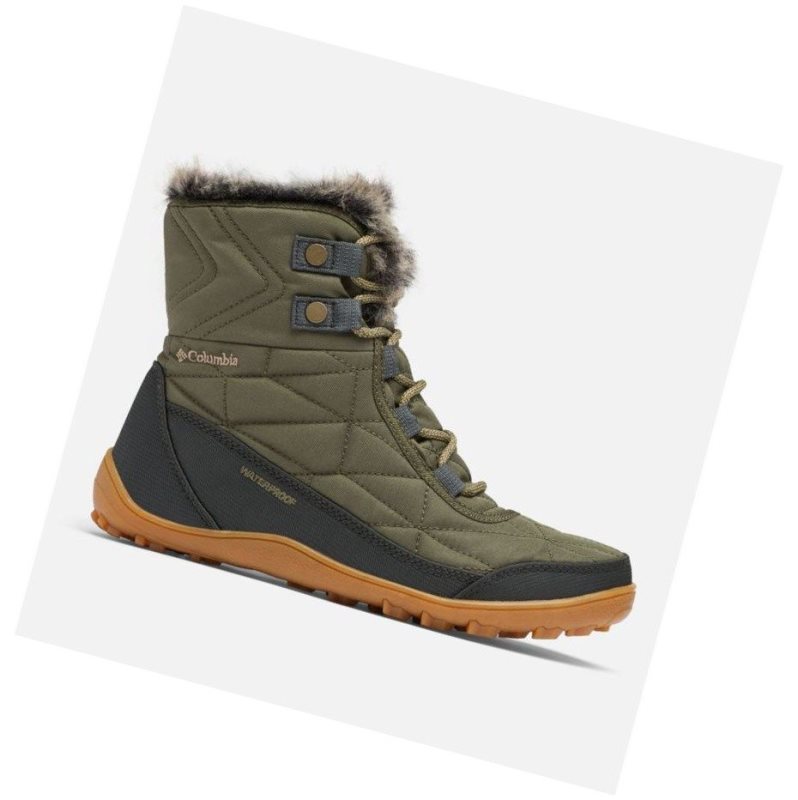 Columbia Minx Shorty III Bot Kadın Haki | 67809-BYZC