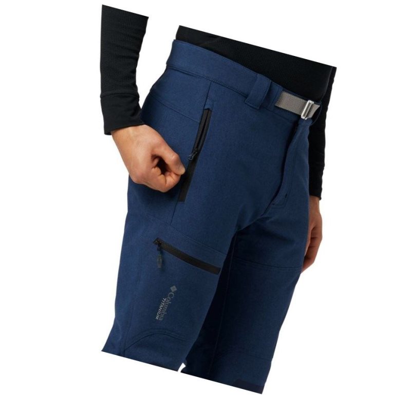 Columbia Mount Defiance Trail Pantolon Erkek Lacivert Siyah | 74920-ESNM
