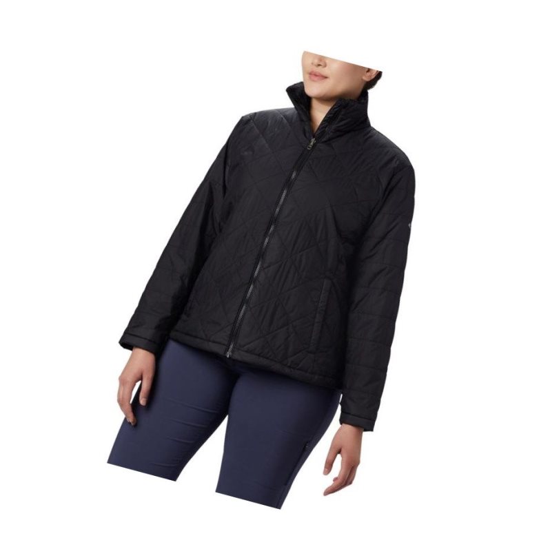 Columbia Mount Erie Interchange Plus Size Mont Kadın Siyah | 43826-PZKT