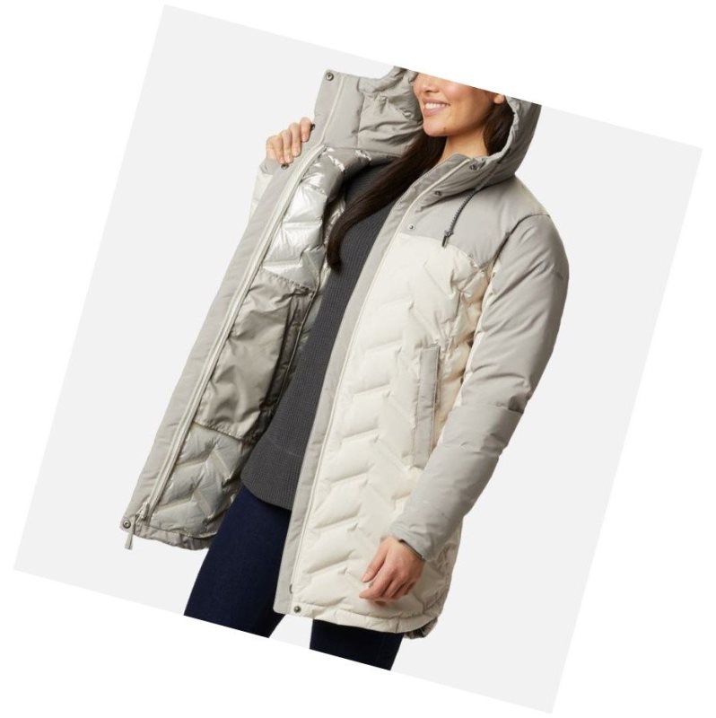 Columbia Mountain Croo Long Down Mont Kadın Gri | 39584-YWIP