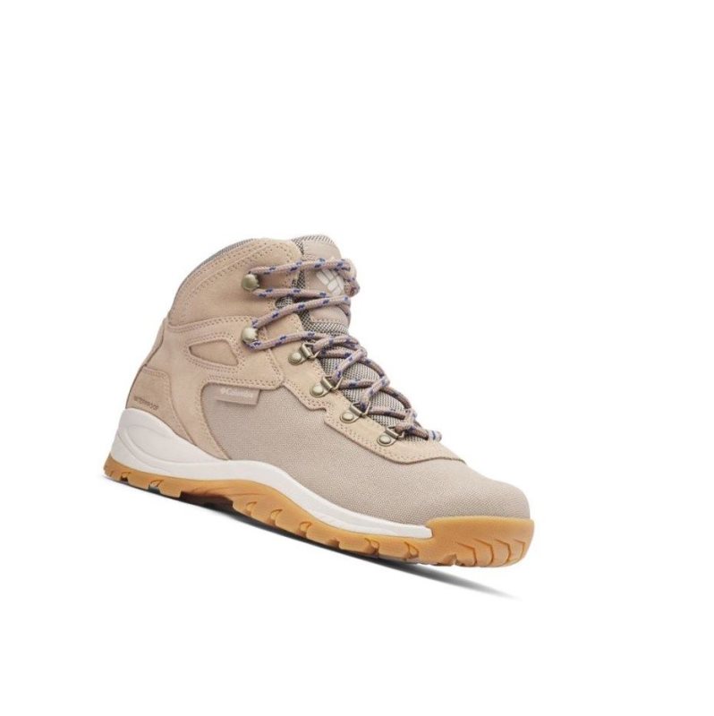 Columbia Newton Ridge Canvas Waterproof Yürüyüş Botu Erkek Kahverengi Kraliyet Mavisi | 96184-NSXH