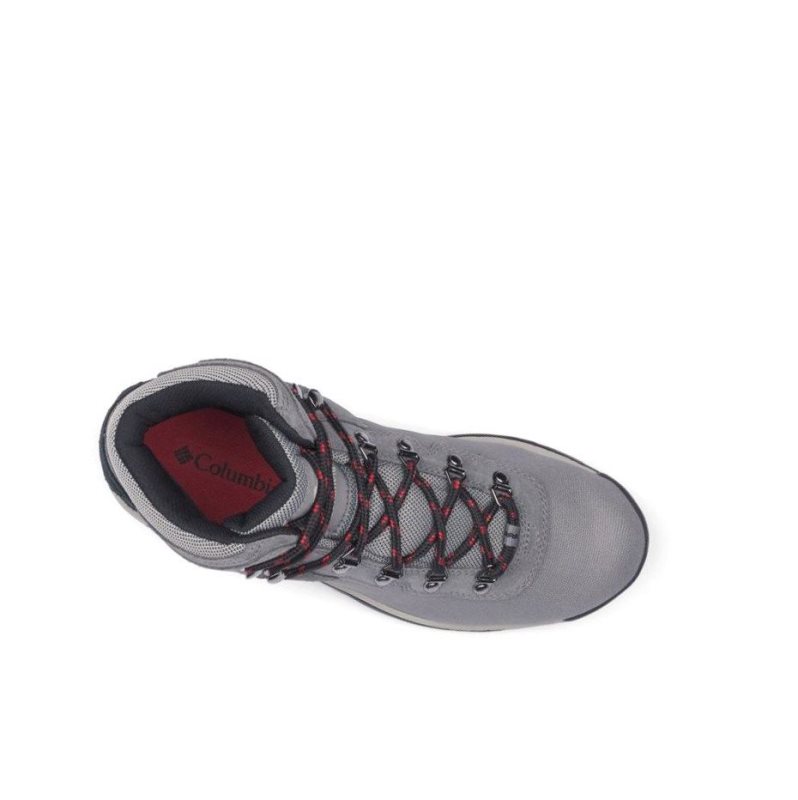 Columbia Newton Ridge Canvas Waterproof Wide Yürüyüş Botu Erkek Titanyum Kırmızı | 59430-QMBW