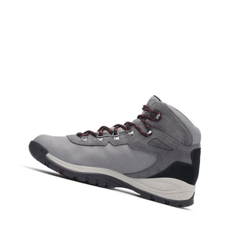 Columbia Newton Ridge Canvas Waterproof Wide Yürüyüş Botu Erkek Titanyum Kırmızı | 59430-QMBW